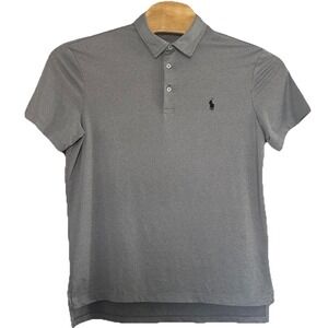 Polo Ralph Lauren Performance‎ Short Sleeve Golf Polo Solid Gray Mens Size Large